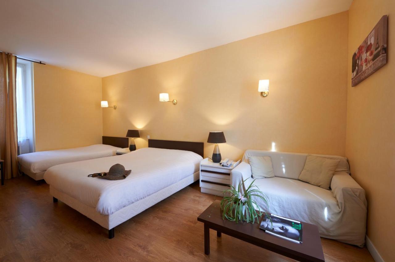 Logis Hotel Le Belle Rive Najac Esterno foto