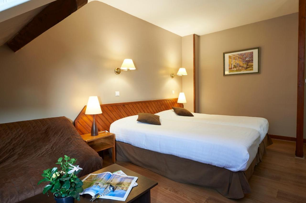 Logis Hotel Le Belle Rive Najac Esterno foto
