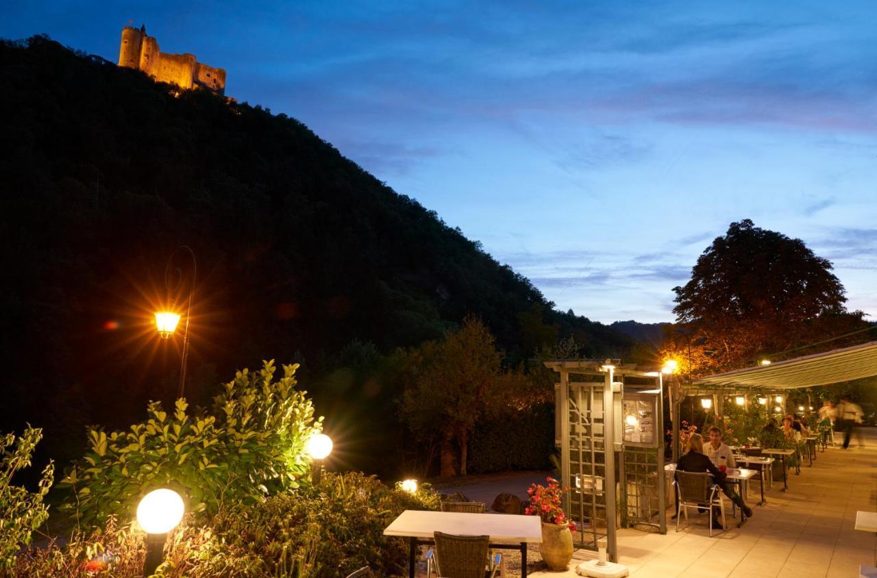 Logis Hotel Le Belle Rive Najac Esterno foto