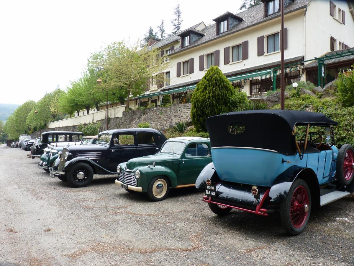 Logis Hotel Le Belle Rive Najac Esterno foto
